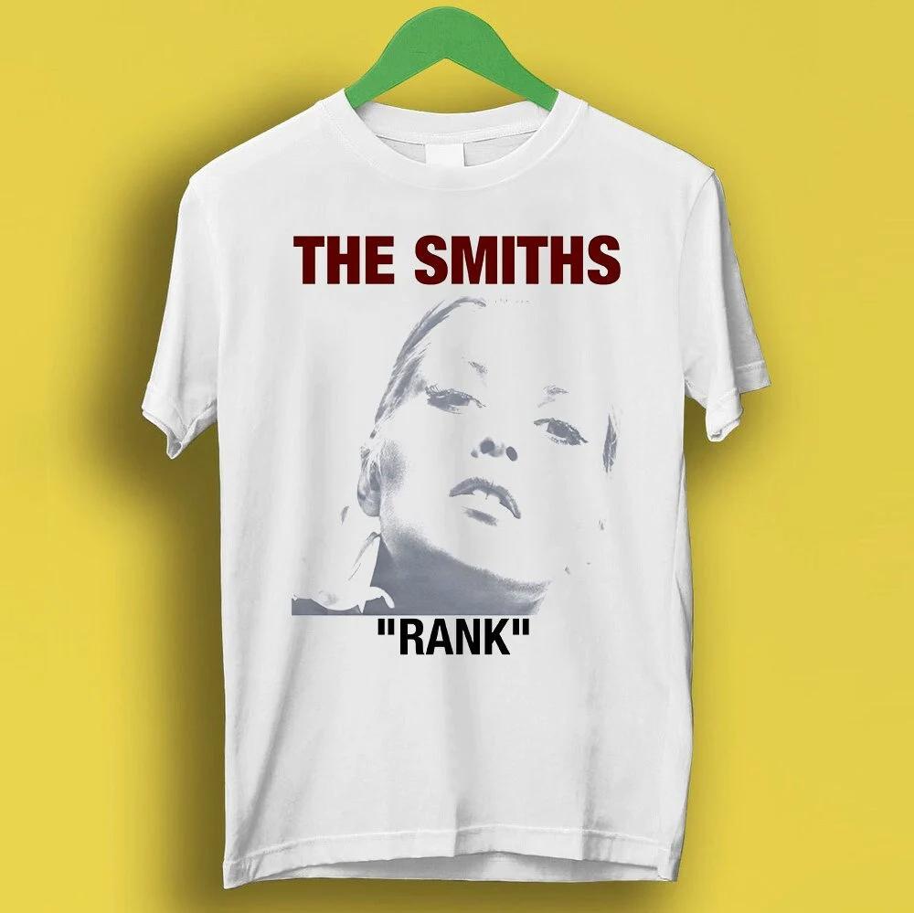 

The Smiths Rank Punk Rock Gift Funny Meme Tee Summer Unisexs and Womens Loose and Breathable Tshirt Top S