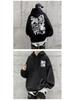 Men's Heavyweight Hooded Sweatshirt - Trendy Autumn/Winter High Street Style, Loose Fit, Velvet Lined.