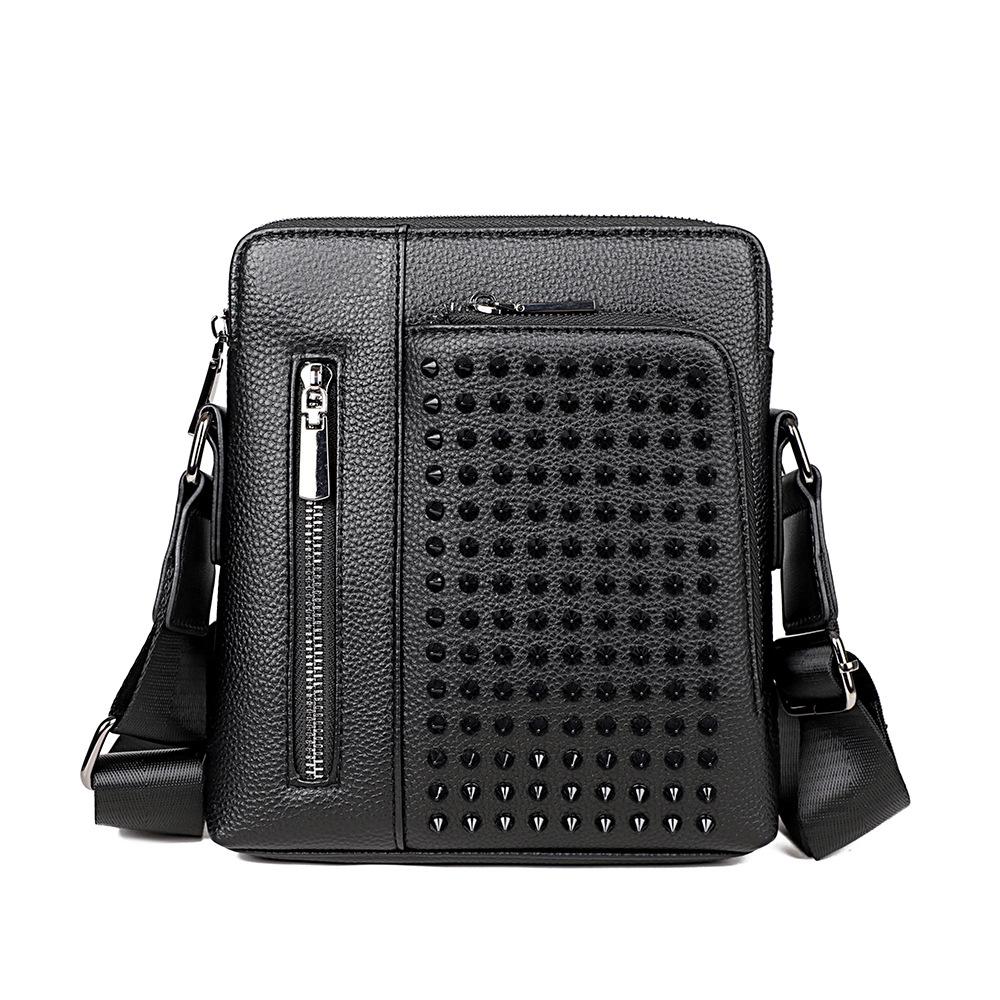 

Модная мужская сумка через плечо, вместительная одноплечевая сумка, сумка через плечо, уличная сумка для поездок чёрный