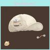 Cartoon Dog Cotton Artist Beret Hat For Women Casual Sun Protection Spring Style