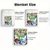 Keroro 2D Flat Pattern Flannel Blanket High Quality All Seasons Warmth and Comfort Perfect for Christmas Gifts.SMT0917520
