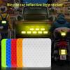 150PCS Safety Reflective Stickers Strip Waterproof High Visibility Warning Reflector Tape for Night Riding Walking Car Sticker
