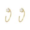 Korean Fashion Blue Butterfly Flower Earrings for Women Exquisite Elegant Pearl Stud Earring Wedding Party Luxury Jewelry Gift