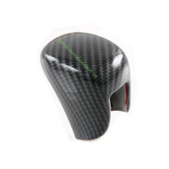 For Honda HR-V -2024 ABS Carbon Fiber Gear Shift Knob Head Cover Trim 1pcs