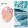 Quick Dry Hair Drying Towel Women Satin Cap, Double Layer Turban Wrap, Water Absorbent Wrap Hat for Curly, Long