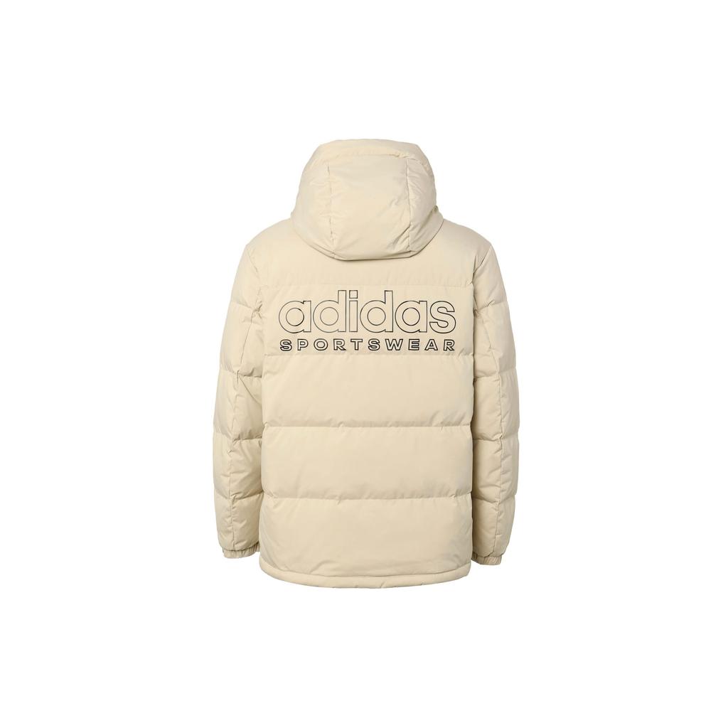 adidas Down Jackets Men's Ecru Hooded Moderate Other IW0780