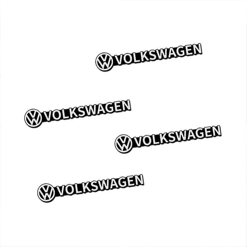 

For VW 4pcs/10pcs 3D Aluminum Speaker Stereo Speaker Badge Emblem Sticker For Volkswagen VW GTI Golf Tiguan Jetta Transporter