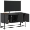 Vidaxl Szafka Pod Telewizor, Czarna, 100,5X39X60,5 Cm, Stalowa