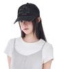 Alkialka Distressed Patch Ball Cap (Black Denim)