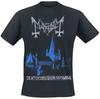 De Mysteriis Dom Sathanas Mayhem T-Shirt Uomo Donna Band Metal Rock Maglietta Grafica 100% Cotone Estiva Streetwear Top