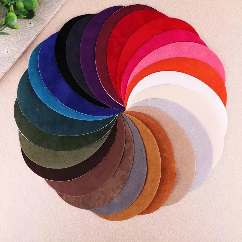 Universal Suede Oval Iron-On Elbow & Knee Patch Sticker for Jackets & Sweaters
