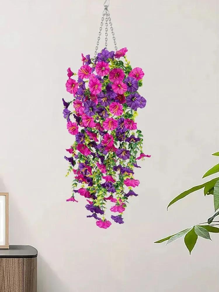 Уличные Садовые Искусственные Утренние Домашние и Свадебные Украшения фиолетовый