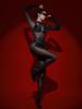 Women Oil Shiny Full Body Long Sleeve Glossy Jumpsuit Female Bodystockings Ultra-Thin Transparent Open Crotch Pantyhose Bodysuit