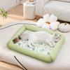 Square Cooling Puppy Bed Breathable Dog Cat Beds Pet Supplies Dog Sleeping Pad  Home
