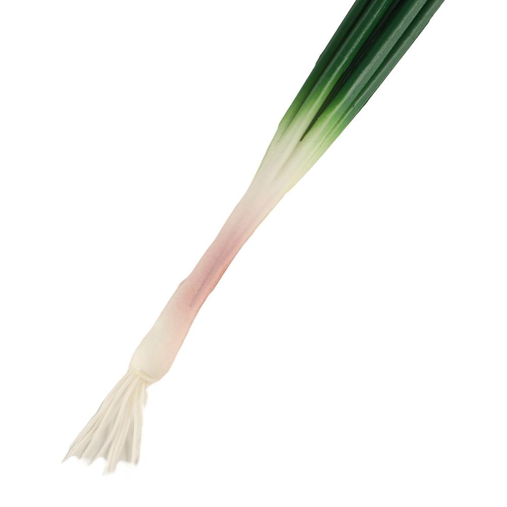 Realistic Artificial Green Onion PU Imitation Scallions Model Simulation Vegetable Counter