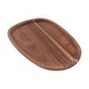 WOOD Dishes Snack Fruit Dessert Serving Tray Wooden Dinner Plate Dessert