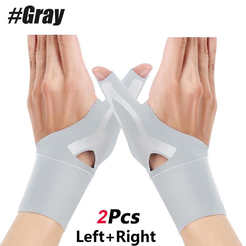 

Durable And Safe 2Pcs Thumb Wrist Brace Compression Sleeve Elastic Protector Support Glove For Arthritis Pain Relief Tendonitis Sports Left Right