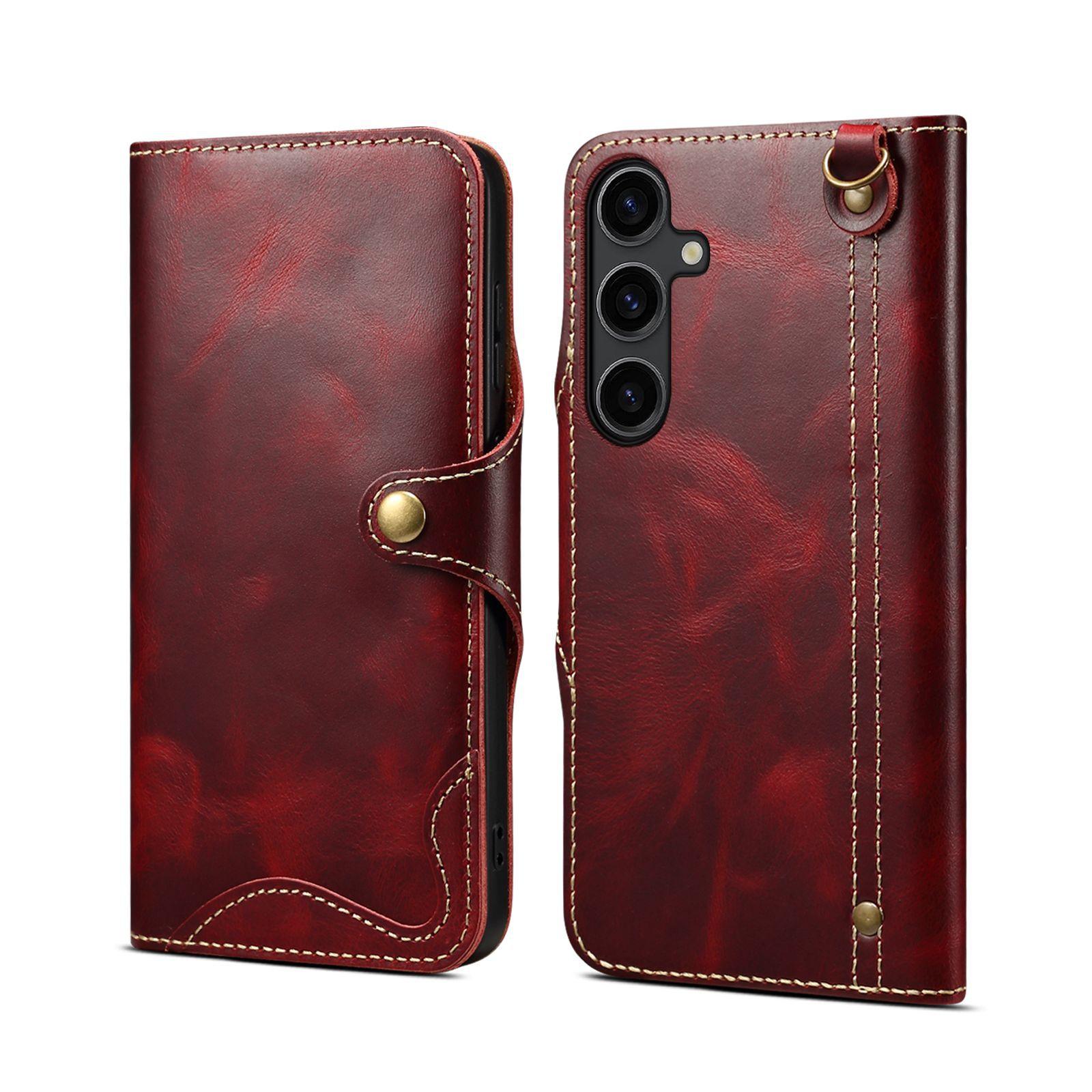 Retro īstas ādas maciņš Samsung Galaxy