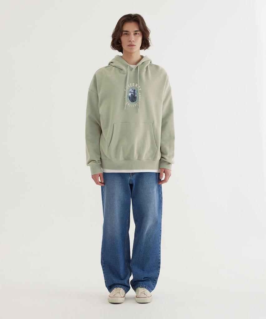 Cactus Graphic Hoodie Light Khaki
