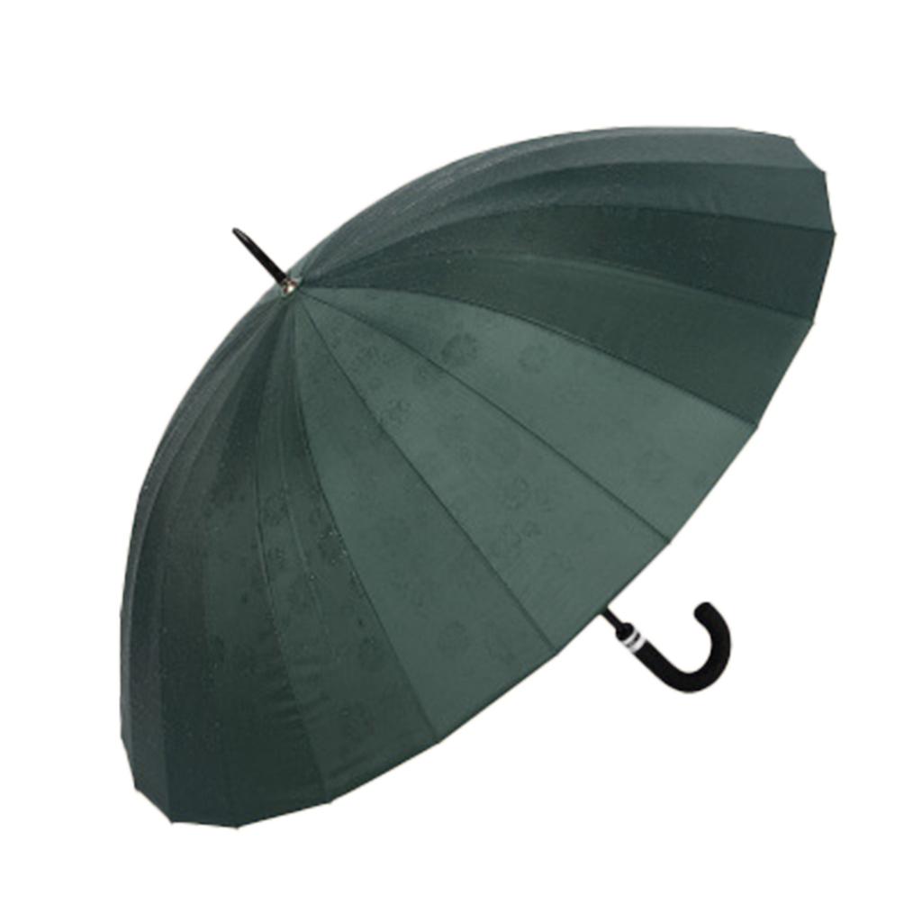 Long Handle Umbrellas Ultra Large Retro Style Umbrella J Stick 24 Ribs Dual-Use Umbrellas Strong Windproof Umbrellas
