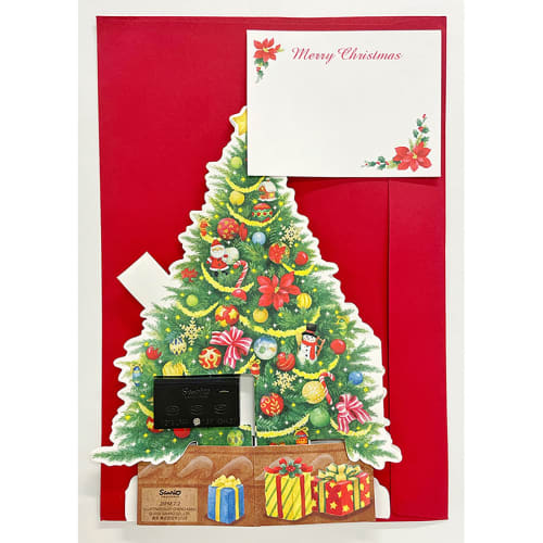 Sanrio Christmas Card Melody Card Tree with Colorful Lights Christmas 3 Song Medley Greeting Card Can Be Shipped Overseas JXPM22-3 SANRIO 528358