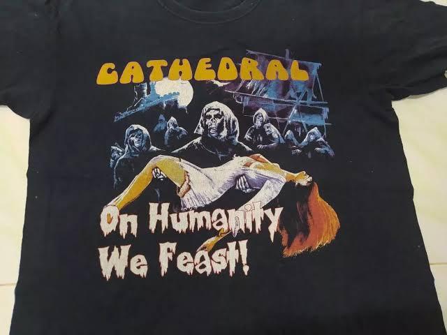 Cathedral Band On Humanity We Feast Shirt Unisex Concert S to 5XL SG584 Unisex T-Shirt XL