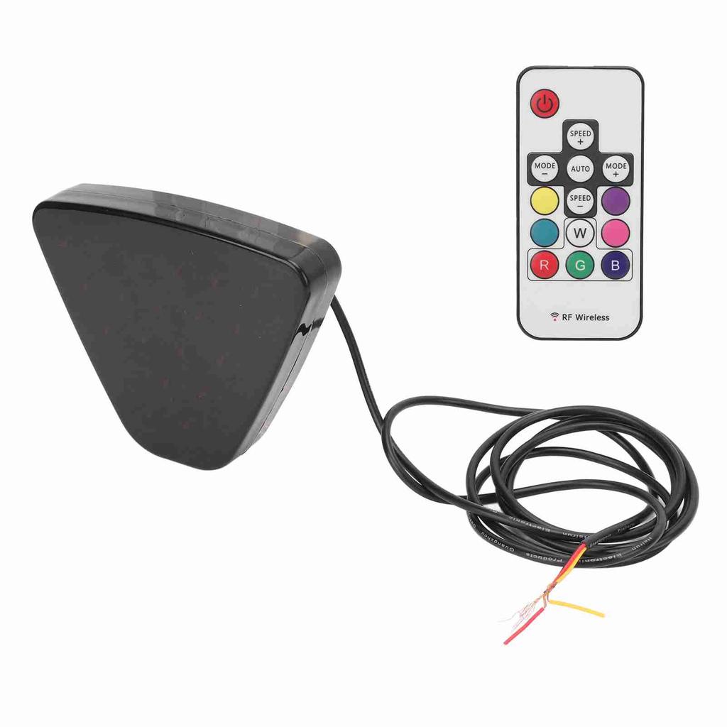 Universal LED Tail Lamp Colorful Multifunction Rear Stoplight Backup Light with Remote Control for Car