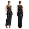 C7117 Fashion Women's Sleeveless U-neck Bodycon Dress with Hot Drilling, European and American Style.