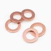 100-400PCS Copper Washer Gasket Nut And Bolt Set Flat Ring Seal Assortment Kit With Box M4/M5/M6/M8/M10/M12/M14 For Sump Plugs