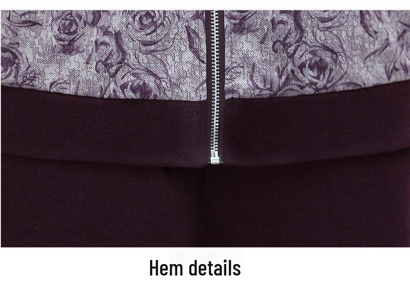 Women's 2026 Elegant Spring/Autumn Sportswear: Fashionable Mom Style Two-Piece Set for Middle-Aged & Elderly