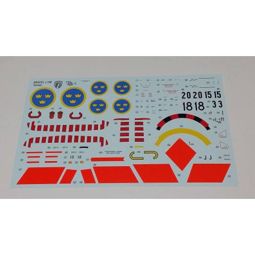 Pilot Replica 1/48 Saab J29F Fighter Plastic Model PLR48A002