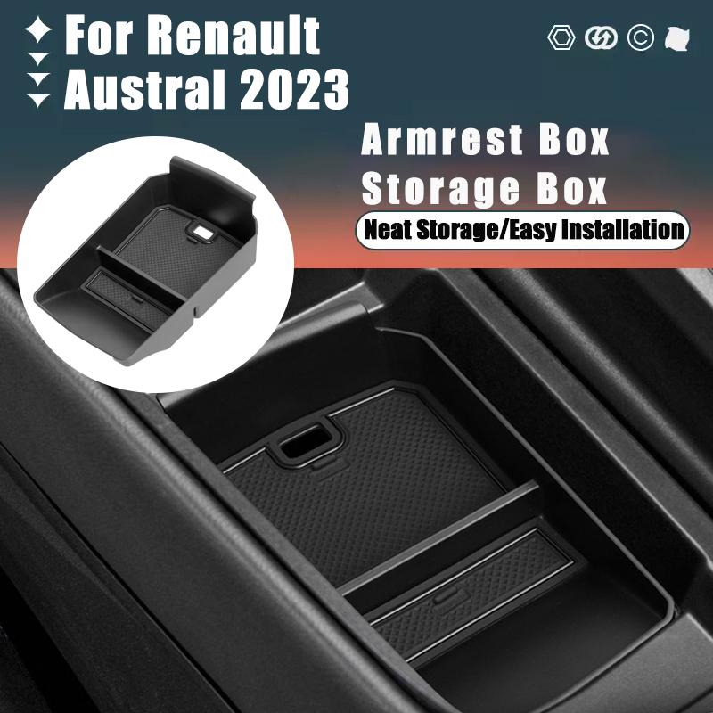 For Renault Austral  Armrest Box Storage Box Modification Stowing Tidying Box Car Internal Accessories