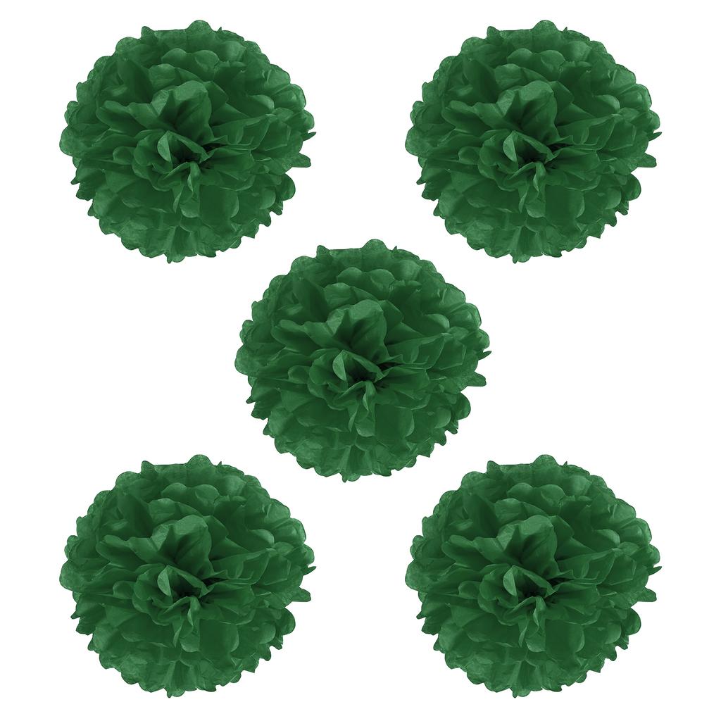 5pcs Paper Flower Ball Tissue Pom Poms Flowers for Wedding Bridal Shower Birthday Bachelorette Party Backdrop Decoration 20cm