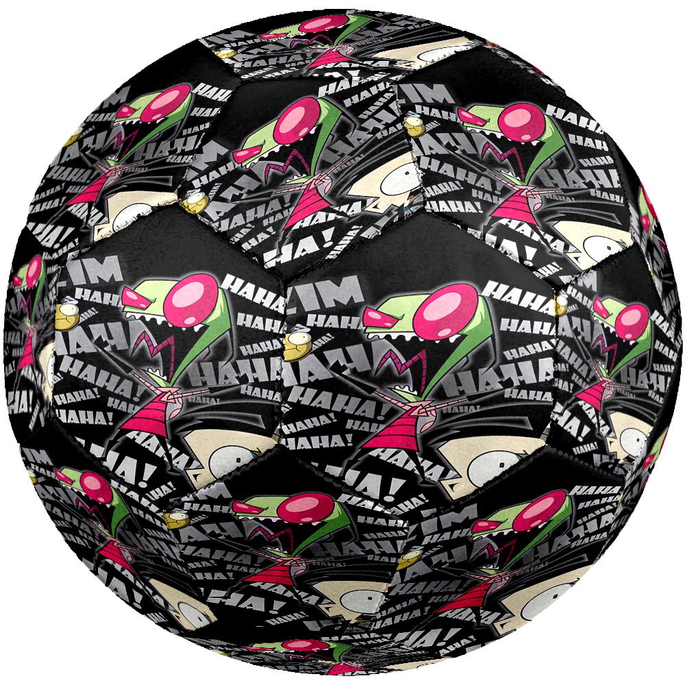 Invader Zim Theme Size 5 Soccer Ball, Suitable for Both Indoor and Outdoor Matches, a Gift Suitable for Everyone.