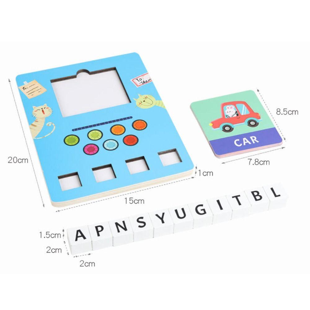 Education Cognition Puzzle Educational Toy Alphabet Classification Letter Recognition Toy  Kids