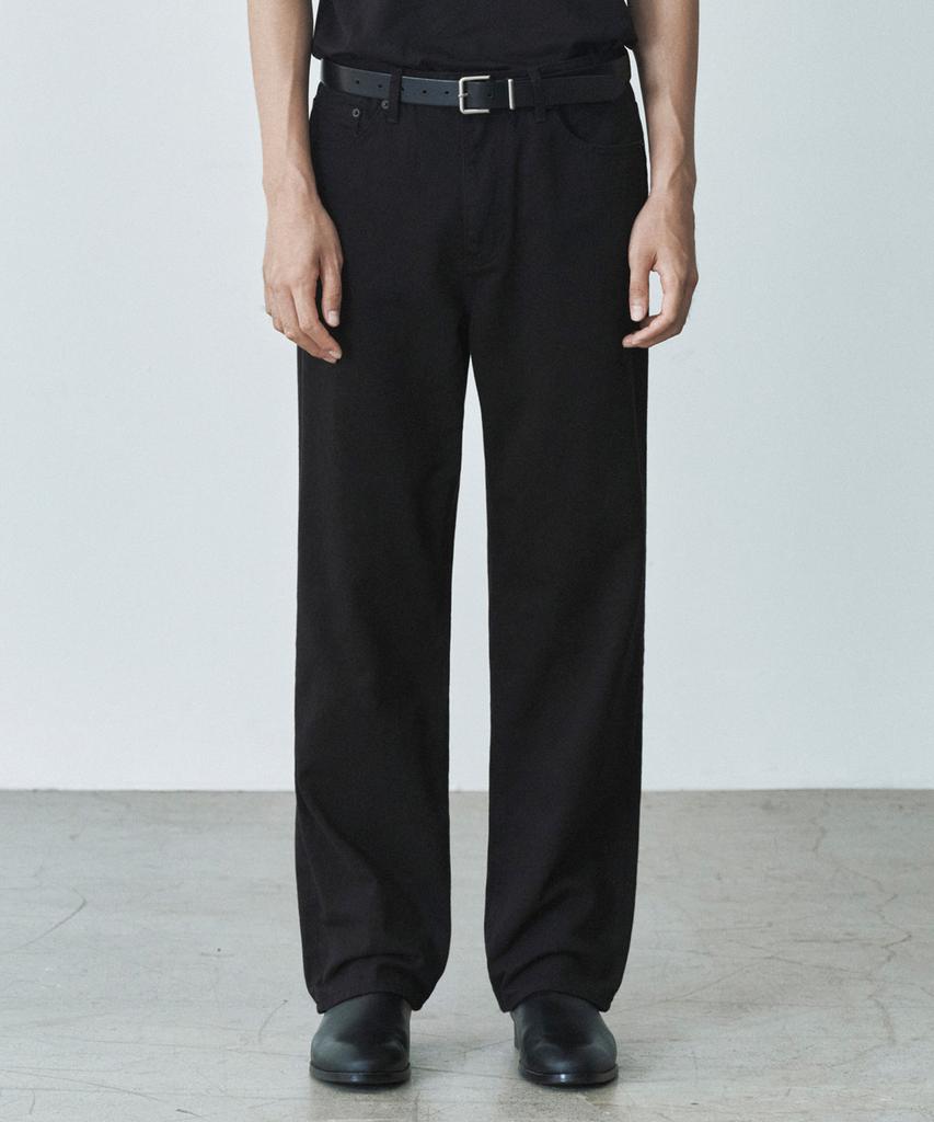 Beulaendideu 1730 Soft Black Jeans [Wide Straight]