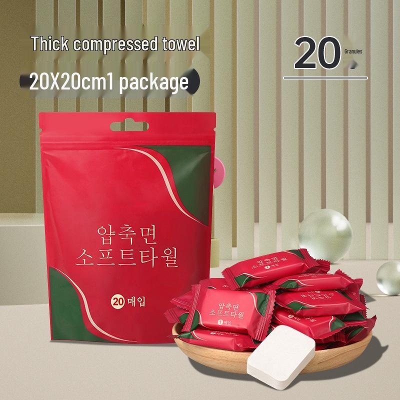 

Компактный одноразовый дорожный набор полотенец - Утолщенные квадратные полотенца для лица и рук