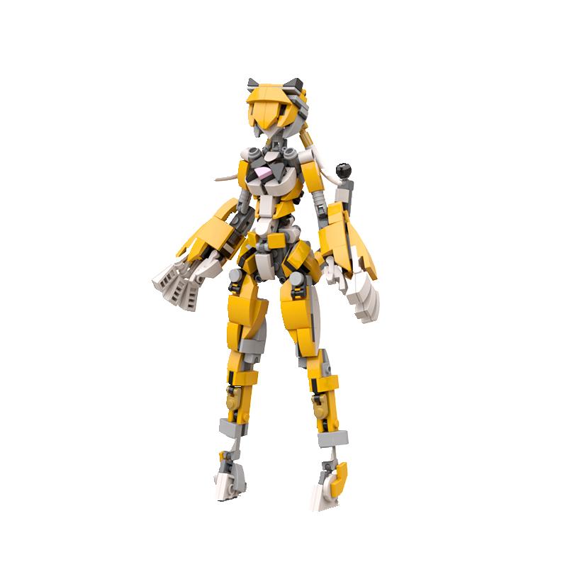 Yigebebe Creative Female Gynoid Robot Mech Figures 229PCS Model Building Blocks Toys For Adults Toy Gifts Assemble Bricks