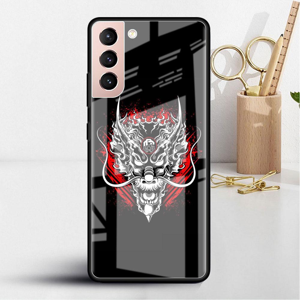 Husă de Sticlă cu Animal Tigru Pentru Samsung Galaxy S22 S20 FE S21 Plus Husă Telefon S10 5G S9 Note 20 Ultra 10 Lite Carcasă