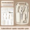Multi-Functional Baby Food Cutting Board & Knife Set