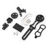 Aluminum Alloy Bike Computer Mount Adjustable Angle Integrated Handlebar Bracket For Road Mountain Bike Riding