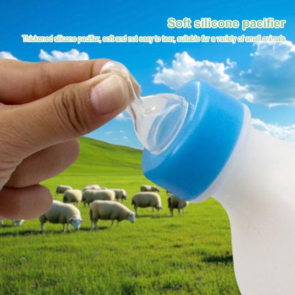 Soft Nipple Goat Bottles Hanging Type Animal Feeding Bottle  for Feeding Baby Sheep