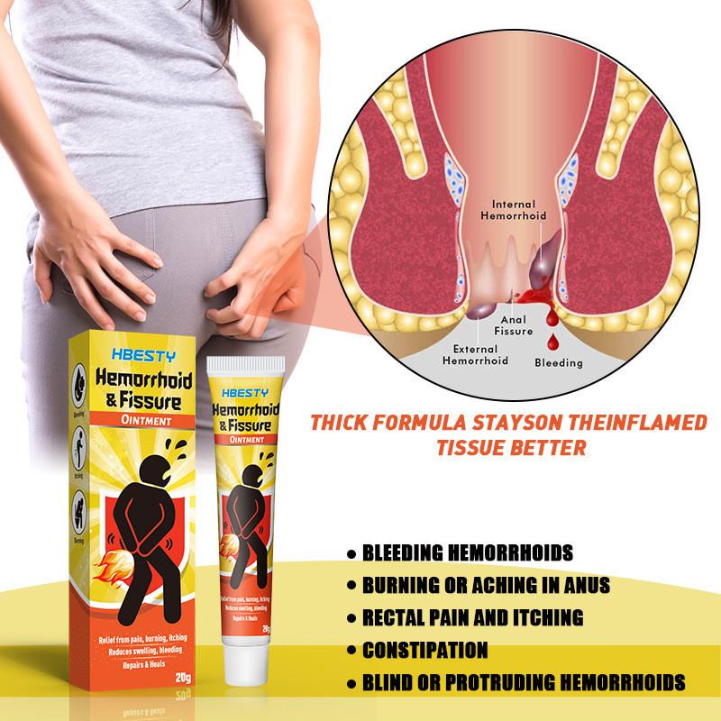 Herbal Relief Hemorrhoid Ointment For Men And Women Soothing And Cool Comfort