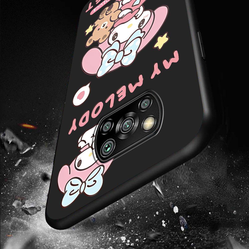Custodia Cinnamoroll Kuromi per Xiaomi Poco M3 X3 NFC X5 M5s M4 Pro 5G F3 Cover Morbida in Silicone per Telefono Coque