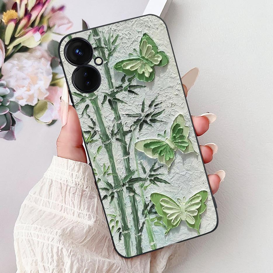 For Tecno Spark 9 Pro Case Spark9 Pro KH7n New Luxury Painted Cover Soft Silicone Phone Case For Tecno Spark 9T Spark9T KH6 Bags