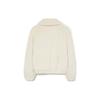 New MLB Velvet Jackets Women's Ecru 3FFDH0136-50CRD