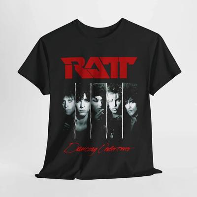 T-shirt con copertina album Ratt Band Vintage Rock Graphic Tee