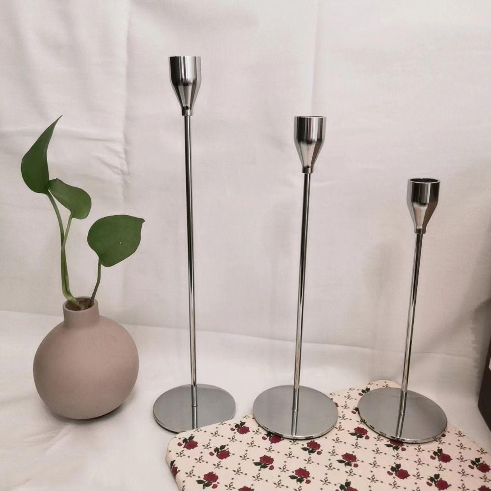 Decoration Luxury For Wedding Table Metal Home Decor Candle Stand Tabletop Ornament Candlestick