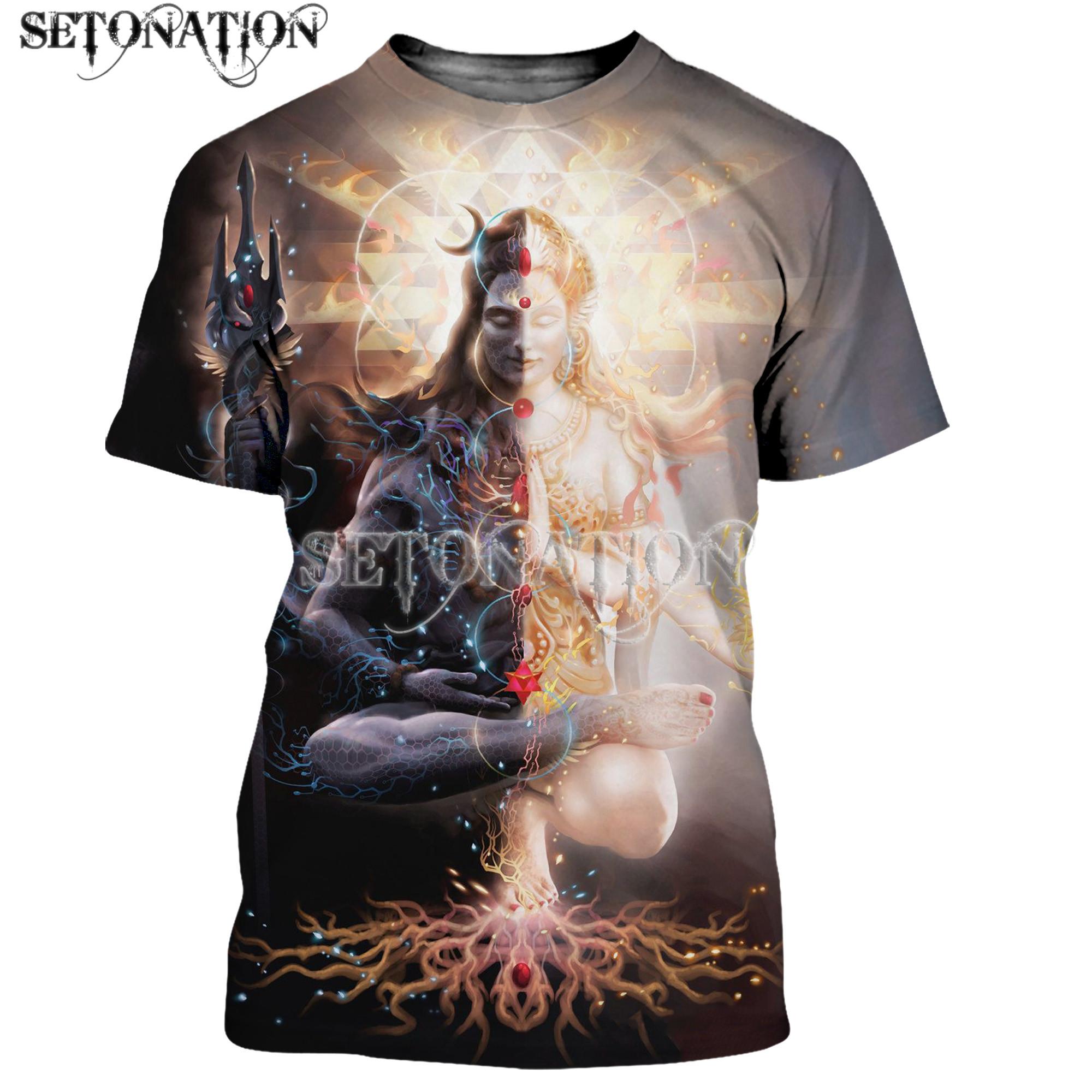 

Shiva HdПопулярность Новая мода Крутые 3D печатные футболки Повседневный стиль Футболка Уличная одежда Топы Дропшиппинг