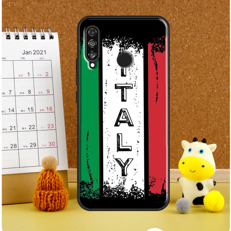 Italy Flag Vintage Italian For Huawei Nova Y72 Y70 Y91 Y90 Y60 Y61 Y73 3i 7i 8i 11i 12i 9 10 SE P20 P30 P40 Lite Case